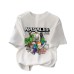 Genius Whale Kids T-Shirt Summer Boy Trendy Printed Short Sleeve Inner Wear Baby Toddler Stylish Layering Top