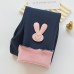 Girls' leggings with thickened fleece