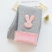 Girls' leggings with thickened fleece
