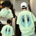 Genius Whale Cotton Kids T-Shirt Short Sleeve Summer Style Half Sleeve Mid-to-Large Boys Summer Top Fashion 