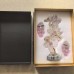 Crystal grape flower ornament