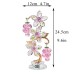 Crystal grape flower ornament