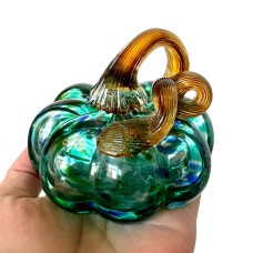 Pumpkin glass ornaments for home decoration