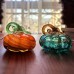 Pumpkin glass ornaments for home decoration