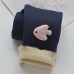 Girls' plush leggings thickened