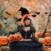 Halloween Witch Hat Hair Clip, Pumpkin Headwear for Party Cosplay, Fun and Quirky Hair Accessories