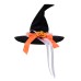Halloween Witch Hat Hair Clip, Pumpkin Headwear for Party Cosplay, Fun and Quirky Hair Accessories