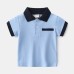 Children's Printed Polo Shirt Summer Cartoon Unisex Short Sleeve Top Baby Polo Shirt Trendy for Toddlers and Kids