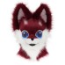 Original New Fursuit Samoyed Canine Head Single-Head Finished Product for Comic Convention Cosplay Original New Fursuit Samoyed Canine Head Single-Head Finished Product for Comic Convention Cosplay