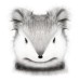 Single-Head Finished Fursuit Headpiece, Squirrel-Type Mouse Fursuit Head Mask, Cosplay Costume for Convention, Wearable Fursona Apparel