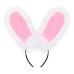 Handmade Rabbit Ear Headband, Fluffy Animal Ears Hair Accessory for Cosplay, Convention, Live Streaming Props