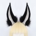 Handmade Plush Realistic Rabbit Ears Cosplay Animal Ears Headband Accessory for Live Streaming and Performance