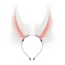 Handmade Plush Realistic Rabbit Ears Cosplay Animal Ears Headband Accessory for Live Streaming and Performance