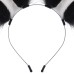 Handmade Plush Realistic Rabbit Ears Cosplay Animal Ears Headband Accessory for Live Streaming and Performance