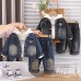 Cowboy long sleeved three piece set for infants and children Cowboy long sleeved three piece set for infants and children