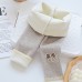 Extra thick girls' leggings with plush lamb wool