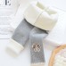 Extra thick girls' leggings with plush lamb wool