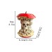 Halloween Resin Skull Apple Mini Statue Home Desktop Decoration Craft Ornament