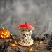 Halloween Resin Skull Apple Mini Statue Home Desktop Decoration Craft Ornament