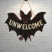 Halloween Bat Wooden Ornament Wall Door Party Scene Decoration