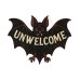 Halloween Bat Wooden Ornament Wall Door Party Scene Decoration