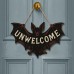 Halloween Bat Wooden Ornament Wall Door Party Scene Decoration