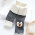 Girls' cotton thick leggings
