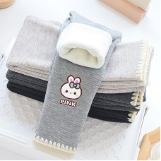 Girls' cotton thick leggings