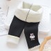 Girls' cotton thick leggings