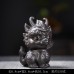 Purple Sand Wealth-Bringing Collectible Dual-Use Tea Table with Playful Zodiac Little Dragon Tea Pet Ornament