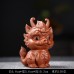 Purple Sand Wealth-Bringing Collectible Dual-Use Tea Table with Playful Zodiac Little Dragon Tea Pet Ornament