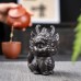Purple Sand Wealth-Bringing Collectible Dual-Use Tea Table with Playful Zodiac Little Dragon Tea Pet Ornament