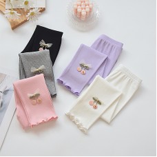 Girls' leggings thin cut