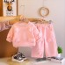 Long sleeved spring and autumn casual hoodie two-piece set