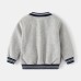 Loose Fleece Baseball Jacket for Boys Warm Outerwear