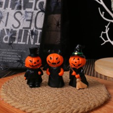 Halloween Mini Pumpkin Devil Gentleman Figurine Set Home Party Desk Resin Craft DecorationSet of Three Halloween Mini Pumpkin Devil Gentleman Figurine Set Home Party Desk Resin Craft DecorationSet of Three