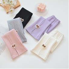 Girls' bell bottoms in spring and autumn