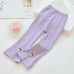 Girls' bell bottoms in spring and autumn