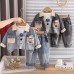 Cowboy long sleeved three piece children's clothing set