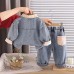 Cowboy long sleeved three piece children's clothing set