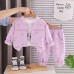 Children's casual long sleeved three piece set