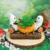 Ghost Campfire Flickering Night Light Halloween Ghost Decorative Mini Candle Holder