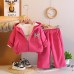 Casual hooded long sleeved three piece set baby clothes Casual hooded long sleeved three piece set baby clothes