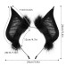 Halloween Dark Bat Animal Ears Headband Fake Hair Accessory for Cosplay Performance, Live Streaming Costume, Devil Themed Decoration