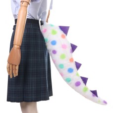 Halloween Green Dinosaur Tail Cosplay Monster Sulley Tail Adjustable Children's Performance Stage Prop
