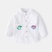 Children's Cotton Turn-down Collar Shirt, Soft Long Sleeve for Boys Children's Cotton Turn-down Collar Shirt, Soft Long Sleeve for Boys