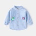 Children's Cotton Turn-down Collar Shirt, Soft Long Sleeve for Boys Children's Cotton Turn-down Collar Shirt, Soft Long Sleeve for Boys