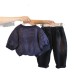 Casual round neck long sleeved two-piece set Casual round neck long sleeved two-piece set