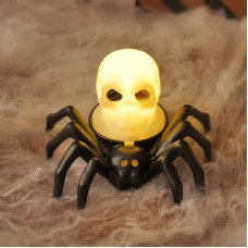 Halloween Spider LED Electronic Candle Light, Fake Spider Night Light, Party Horror Atmosphere Prop Lamp