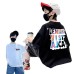 Children's Colorful Letter Print Short Sleeve Loose Casual Top for Boys